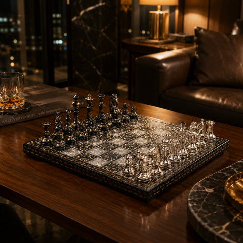 Handcrafted Brass Chess Set