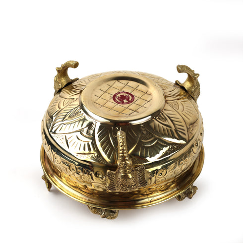 Handcrafted Brass Elephant Decorative Urli Bowl