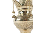 Handcrafted Brass Golden Decorative Kalash with Coconut, Bell and Bird Motif