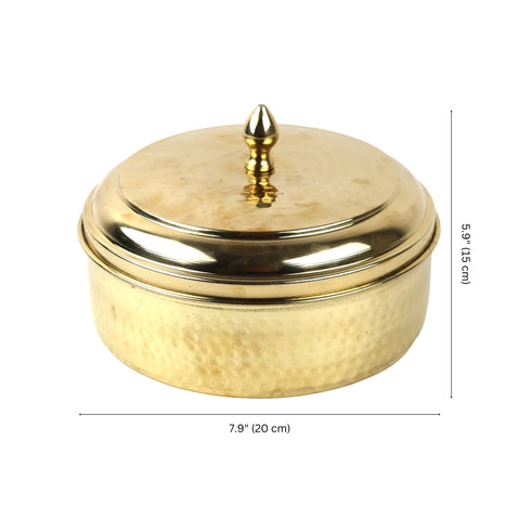 Handcrafted Brass Multipurpose Storage box