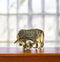 Handcrafted Brass Nandi Cow and Calf Statue Indian Decor