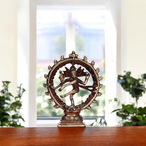 Handcrafted Brass Natraja Idol