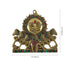 Handcrafted Brass Surya with Seven Horse Wall Hanging