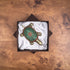 Handcrafted Brass Tortoise (Green Stones) Showpiece