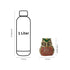 Handcrafted Brass Owl Figurine Red Green Inlay Indian Decor