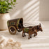 Handcrafted Brass Bullock Cart Showpiece
