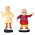 Handcrafted Childhood Cartoon Characters Terracotta Toys - Set of 5
