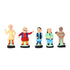 Handcrafted Childhood Cartoon Characters Terracotta Toys - Set of 5