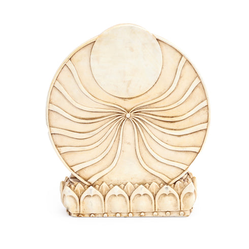 Handcrafted Cultured Marble Gautam Buddha Statue