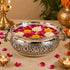 Handcrafted Decorative German Silver Peacock Urli Bowl