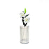 Handcrafted Decorative Glass Flower Vase—Grey