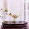 Handcrafted Dhokra Art Bird Figurine – Brass Tribal Home Décor Accent
