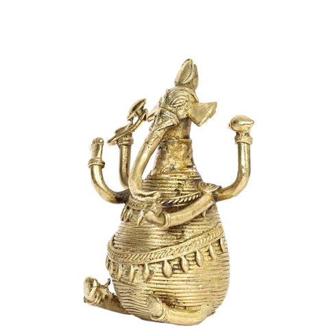 Handcrafted Dhokra Art of Lord Ganesha