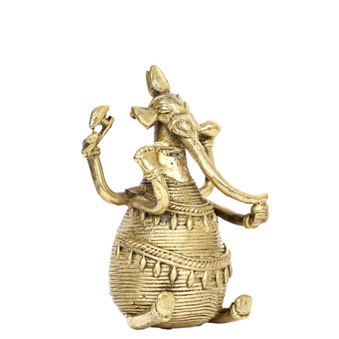 Handcrafted Dhokra Art of Lord Ganesha
