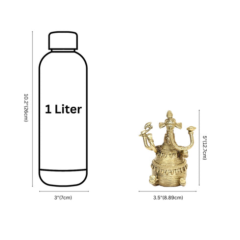 Handcrafted Dhokra Art of Lord Ganesha