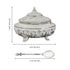 Handcrafted Domed-Shaped Decorative Serveware with a Spoon
