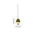 Handcrafted Eco-friendly Green Wooden Bell Hangings for Christmas Decor