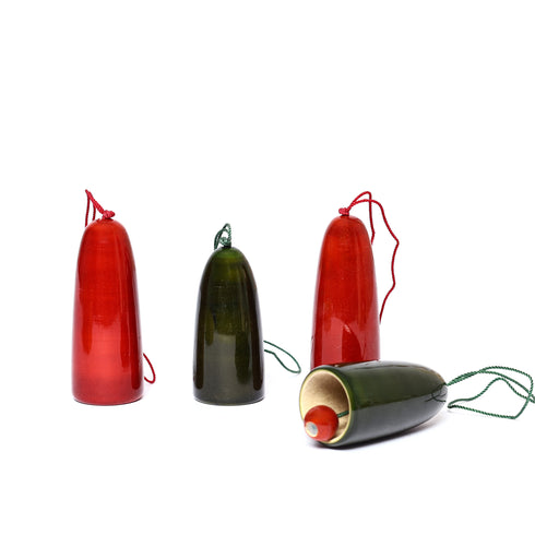 Handcrafted Eco-friendly Wood Chimes for Christmas Tree Decor