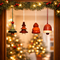 Handcrafted Eco-friendly Wooden Hangings for Christmas Decor