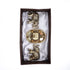 Handcrafted Elephant Pair with Tortoise & Tray