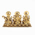 Handcrafted Fine Brass Saraswati, Ganesha and Lakshmi Idols
