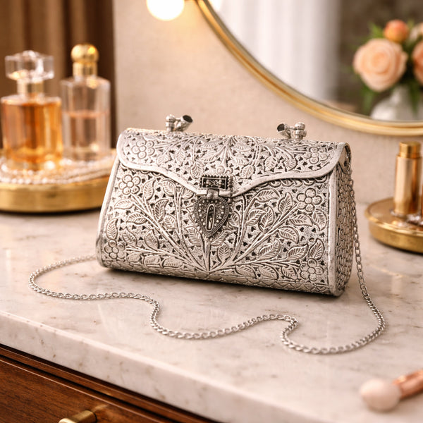Handcrafted German Silver Purse/Clutch (Large)