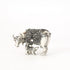 Handcrafted German Silver Cow and Calf Sculpture - Traditional Indian Decor for Home & Pooja