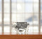 Handcrafted German Silver Cow and Calf Sculpture - Traditional Indian Decor for Home & Pooja