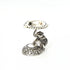 Handcrafted German Silver Elephant Diya - Traditional Indian Oil Lamp for Pooja & Home Decor