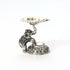 Handcrafted German Silver Elephant Diya - Traditional Indian Oil Lamp for Pooja & Home Decor
