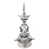 Handcrafted German Silver Peacock Diya Indian Oil Lamp Decor
