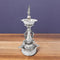 Handcrafted German Silver Peacock Diya Indian Oil Lamp Decor