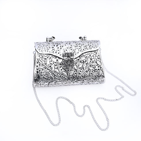 Handcrafted German Silver Purse/Clutch (Large)