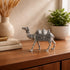 Handcrafted German Silver Camel Figurine with Green Velvet Box