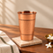 Handcrafted Hammered Copper Glass