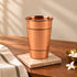 Handcrafted Hammered Copper Glass