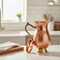 Handcrafted Hammered Copper Jug Pitcher with Lid