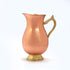 Handcrafted Hammered Copper Jug Pitcher with Lid – Traditional Ayurvedic Design