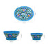 Handcrafted Jaipur Blue Pottery Oval Plate & Bowl Set - Floral Serveware for Dining & Gifting