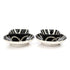 Handcrafted Jaipur Blue Pottery Plate & Bowl Set - Black & White Geometric Serveware for Dining & Gifting