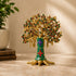 Handcrafted Kalpavriksha Tree with Multi-Coloured Stones Detailing