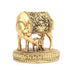 Handcrafted Kamdhenu Cow and Calf with Maha Lakshmi on Saddle