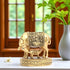 Handcrafted Kamdhenu Cow and Calf with Maha Lakshmi on Saddle