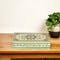 Handcrafted Kashmiri Paper Mache Multi-Utility Rectangular Box— Light Green