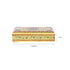 Handcrafted Kashmiri Paper Mache Multi-Utility Rectangular Box— Yellow