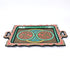 Handcrafted Kashmiri Paper Mache Rectangular Tray—Multicolour
