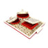 Handcrafted Kashmiri Paper Mache Serving Tray Set