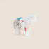 Handcrafted Marble Inlay Elephant (Turquoise)