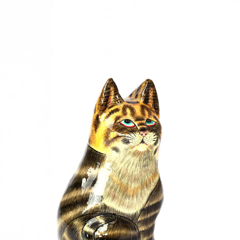 Handcrafted Papier Mache Cat