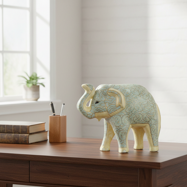 Handcrafted Papier Mache Elephant